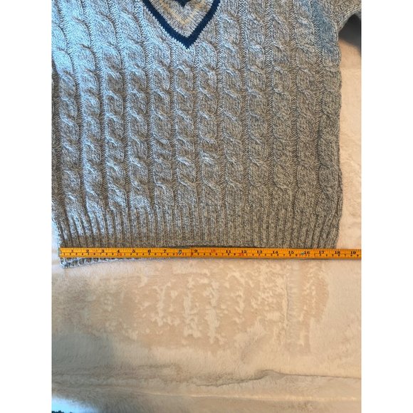 Vintage Britches Great Outdoors Wool Cricket Sweater (Size M, Made in Hong Kong) - Picture 7 of 9